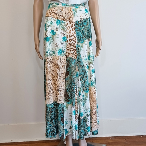 Class Roberto Cavalli Dresses & Skirts - Class Robert Cavalli Foral/Leopard Maxi Skirt